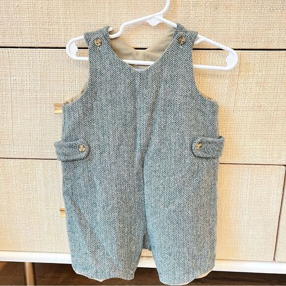 bella bliss Other - Bella Bliss Herringbone Kids Romper Jon Jon Wool 18months